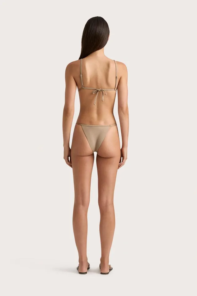 Women Manon Bikini Bottom Taupe Faithfull The Brand Swim Women Manon Bikini Bottom Taupe Faithfull The Brand Swim