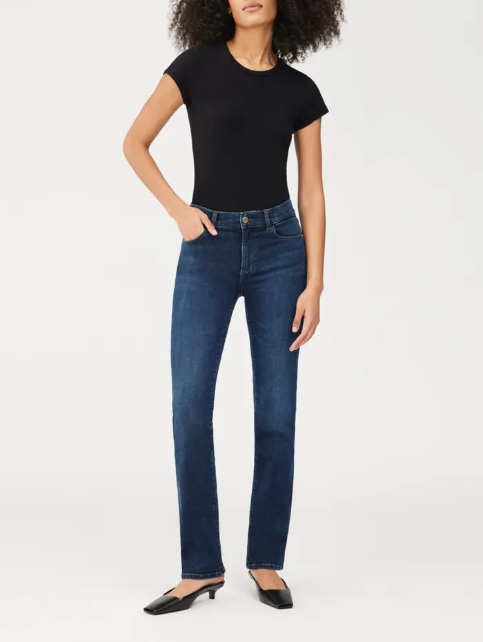 Women Mara Straight Mid Rise Instasculpt 31034 Jeans DL1961 Instasculpt