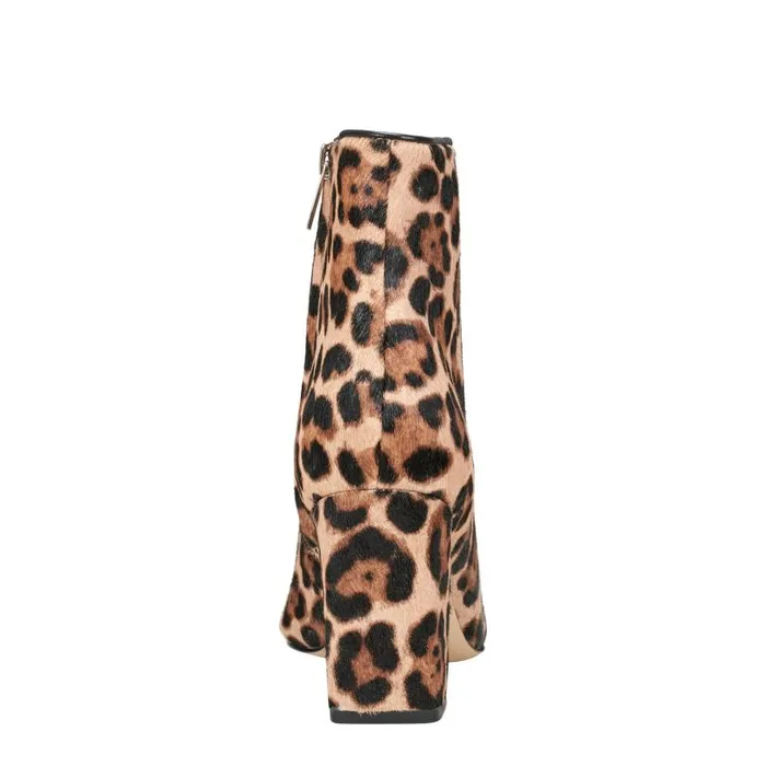Women Marc Fisher Booties Yanaraly Heeled Bootie Leopard