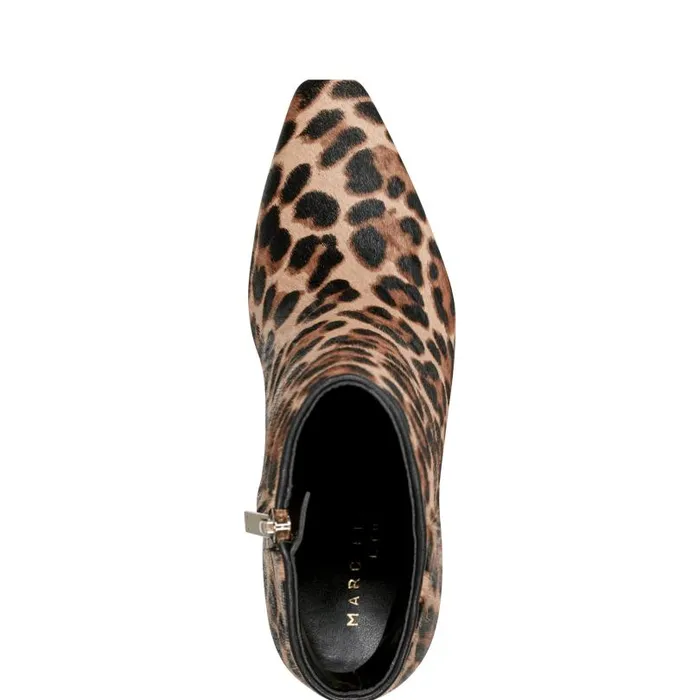 Women Marc Fisher Booties Yanaraly Heeled Bootie Leopard