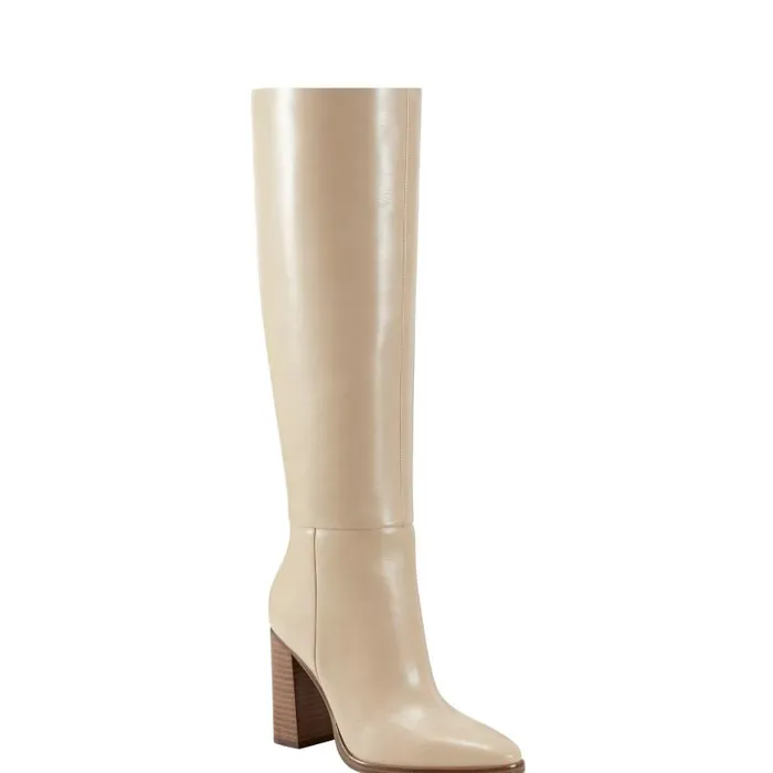 Women Marc Fisher Boots and Booties Lannie Dress Boot Light Natural