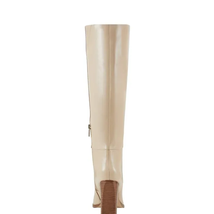 Women Marc Fisher Boots and Booties Lannie Dress Boot Light Natural