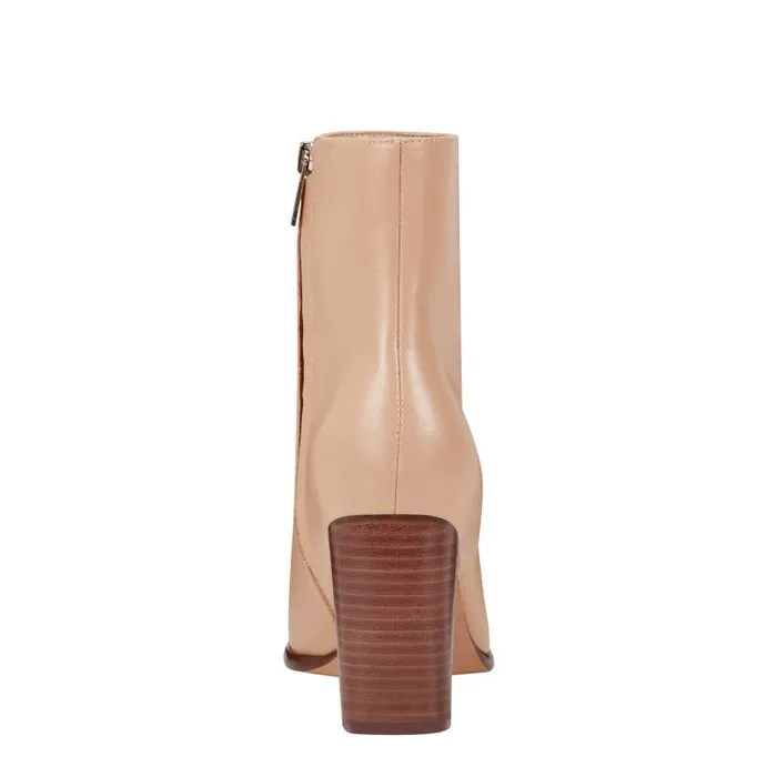 Women Marc Fisher Boots and Booties Melysa Dress Bootie Light Natural Leather