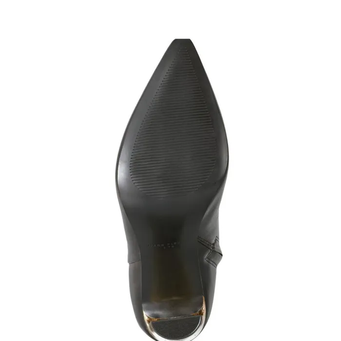 Women Marc Fisher Boots and Booties Talyna Dress Bootie Black Leather