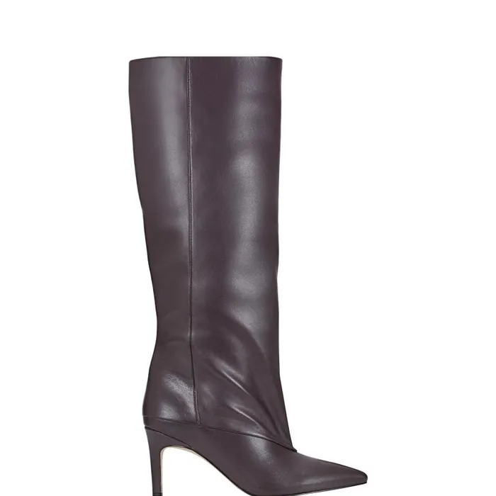 Women Marc Fisher Boots Gentle Dress Boot Dark Red Leather