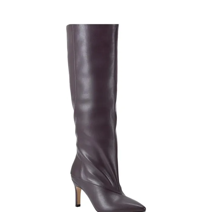 Women Marc Fisher Boots Gentle Dress Boot Dark Red Leather