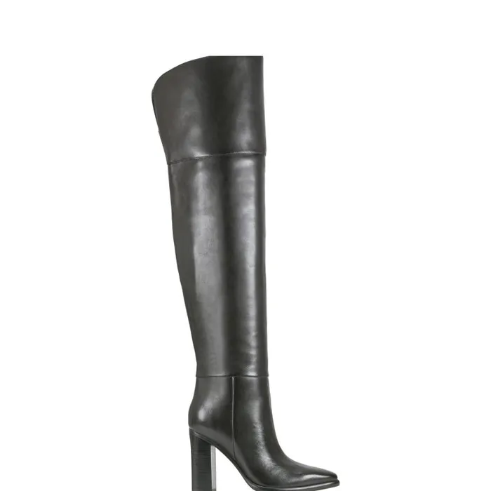 Women Marc Fisher Boots Lasli Over The Knee Boot Black Leather