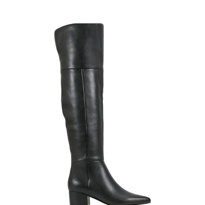 Women Marc Fisher Boots Lottie Over The Knee Boot Smooth Black
