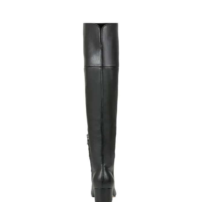 Women Marc Fisher Boots Lottie Over The Knee Boot Smooth Black