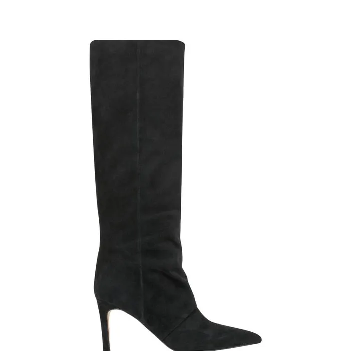 Women Marc Fisher Boots Narysa Dress Boot Black Suede