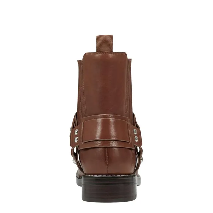 Women Marc Fisher Casual Boots Mizzie Harness Bootie Brown