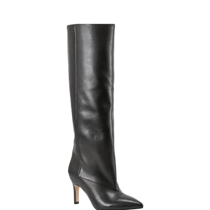 Women Marc Fisher Dress Boots Gentle Dress Boot Black Leather