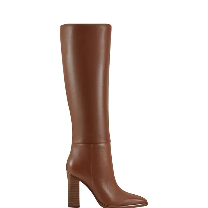 Women Marc Fisher Dress Boots Lannie Dress Boot Medium Natural