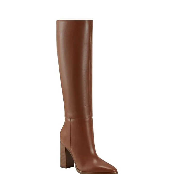 Women Marc Fisher Dress Boots Lannie Dress Boot Medium Natural