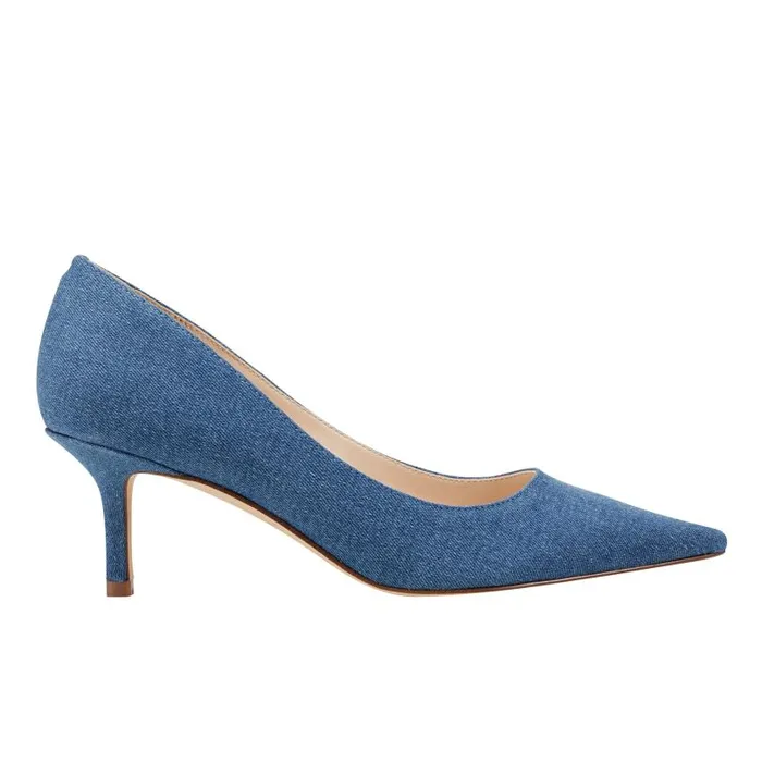 Women Marc Fisher Heels and Pumps Alola Pump Medium Blue