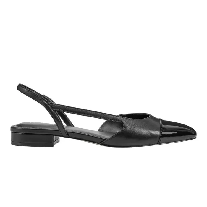 Women Marc Fisher Loafers and Flats Dela Closed Toe Slingback Dress Flat Black Women Marc Fisher Loafers and Flats Dela Closed Toe Slingback Dress Flat Black