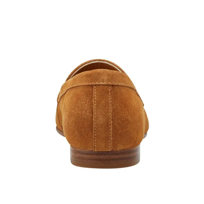 Women Marc Fisher Loafers and Flats Docida Loafer Brown Suede