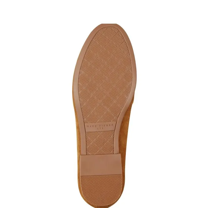 Women Marc Fisher Loafers and Flats Docida Loafer Brown Suede
