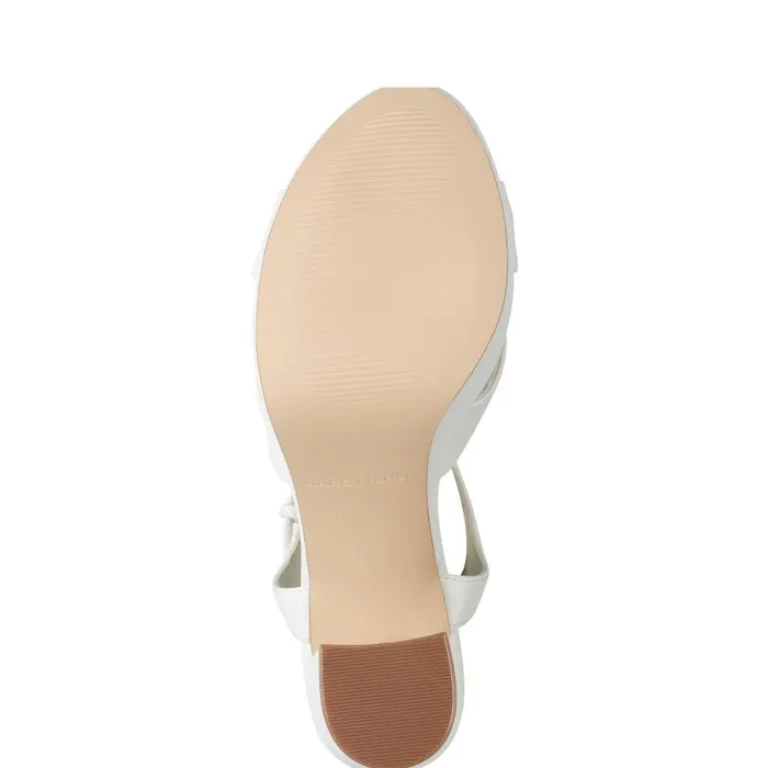 Women Marc Fisher Sandals Deren Platform Sandal White