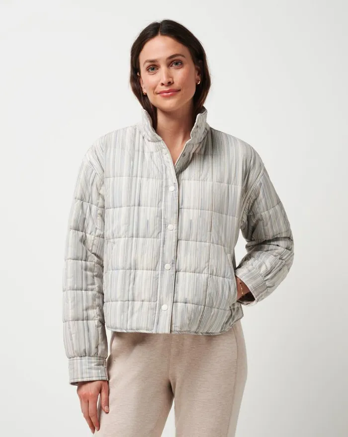Women MARIN JACKET Oxford Tan Multi TravisMathew Jackets