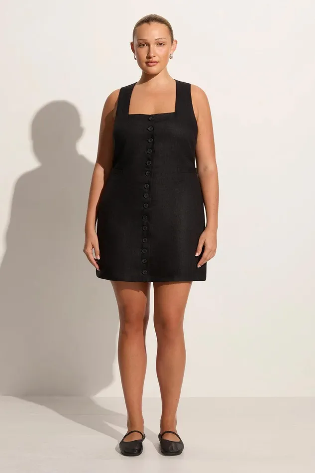 Women Marinia Mini Dress Black Faithfull The Brand Dresses Women Marinia Mini Dress Black Faithfull The Brand Dresses