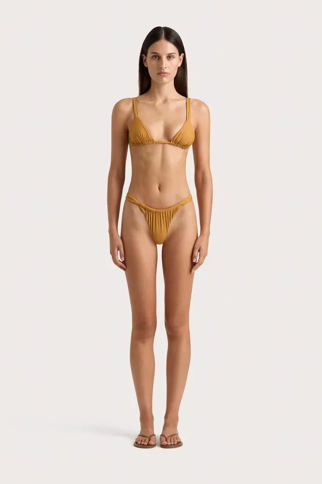 Women Mary Bikini Top Terracotta Faithfull The Brand Swim