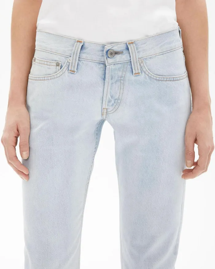 Women Masc Lo Drainpipe Jeans Acc Flat Bleach Indigo Helmut Lang Pants