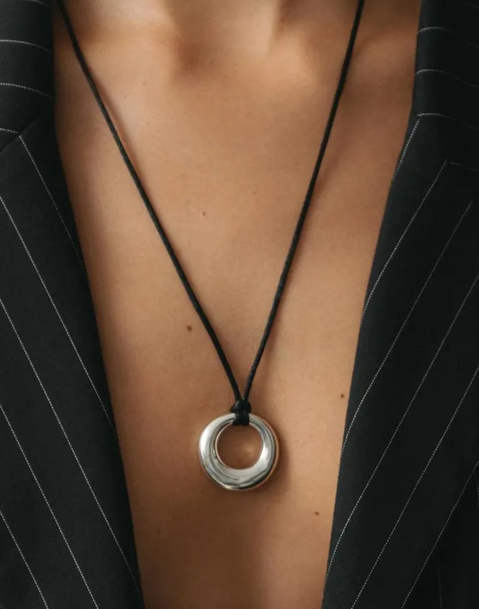 Women Maslo Jewelry Magnus Necklace Silver Madewell Jewelry