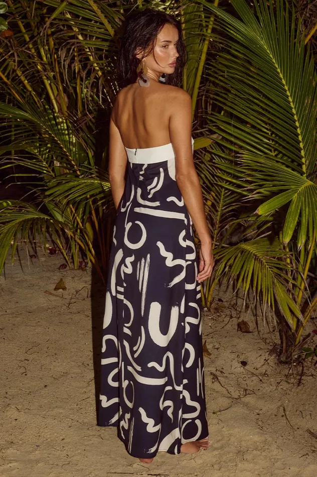 Women Maxi Dresses Runaway The Label ALBA MAXI DRESS York Black
