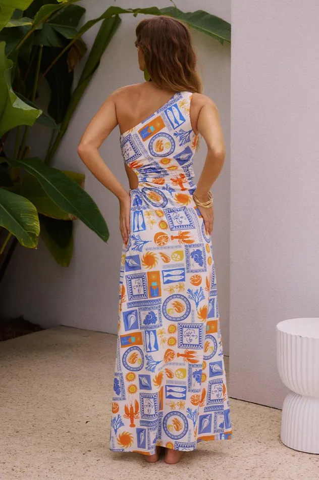 Women Maxi Dresses Runaway The Label ASCEND MAXI DRESS Caterina Print