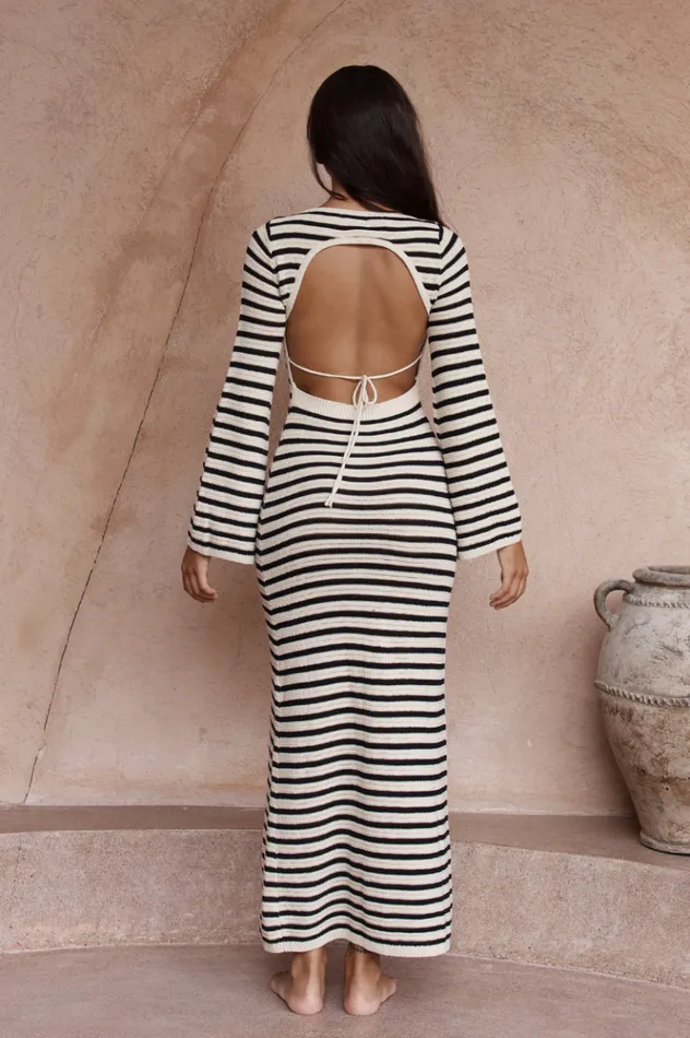 Women Maxi Dresses Runaway The Label CHERIE KNIT MAXI DRESS Sandblack