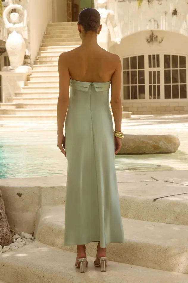 Women Maxi Dresses Runaway The Label DELILAH MAXI DRESS Sage