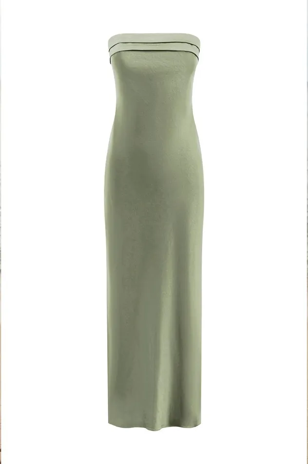 Women Maxi Dresses Runaway The Label DELILAH MAXI DRESS Sage