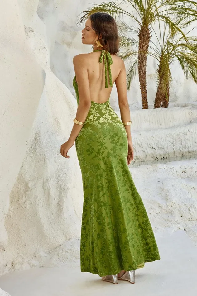 Women Maxi Dresses Runaway The Label LIMEALINA MAXI DRESS Apple