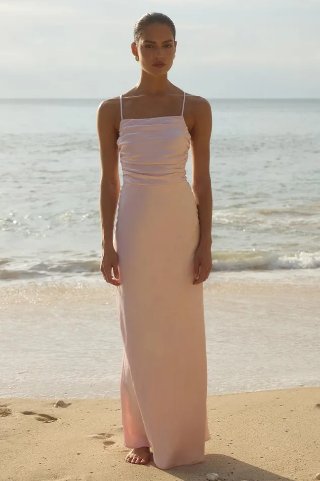 Women Maxi Dresses Runaway The Label LUCIENNE MAXI DRESS Musk