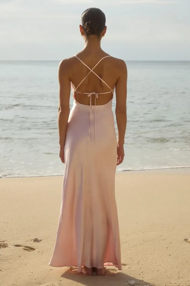 Women Maxi Dresses Runaway The Label LUCIENNE MAXI DRESS Musk