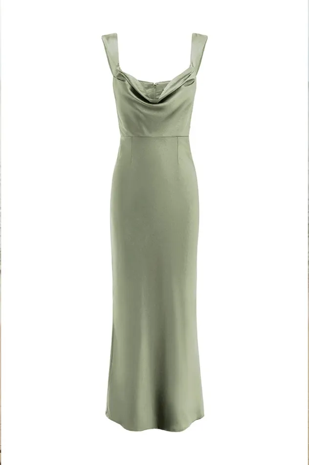 Women Maxi Dresses Runaway The Label MARGOT MAXI DRESS Sage