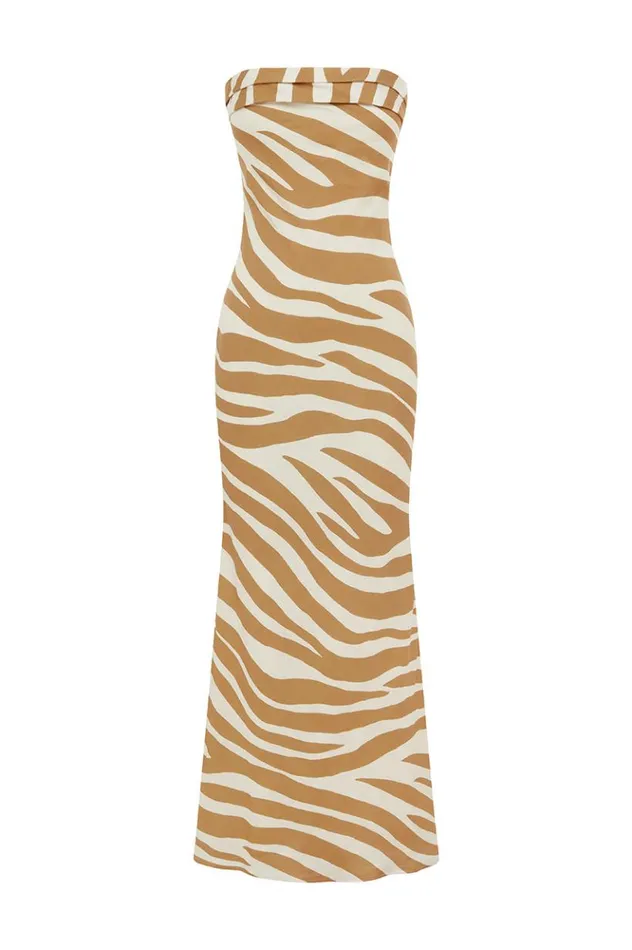 Women Maxi Dresses Runaway The Label MOCHI MAXI DRESS Tan