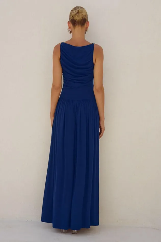 Women Maxi Dresses Runaway The Label NALLA MAXI DRESS Royal