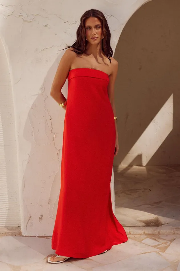 Women Maxi Dresses Runaway The Label SAPHIRA MAXI DRESS Jaffa