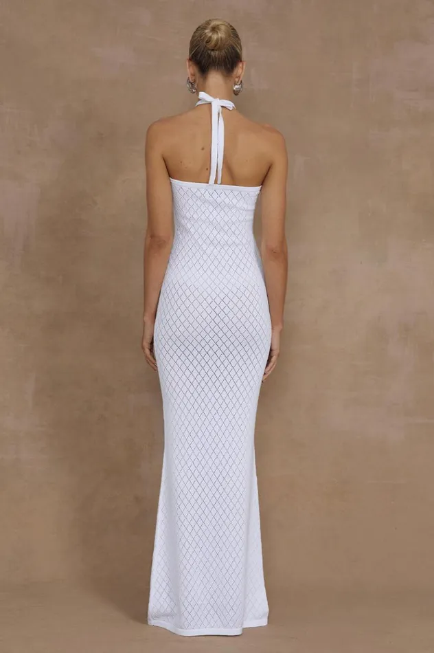 Women Maxi Dresses Runaway The Label SIMI MAXI DRESS White