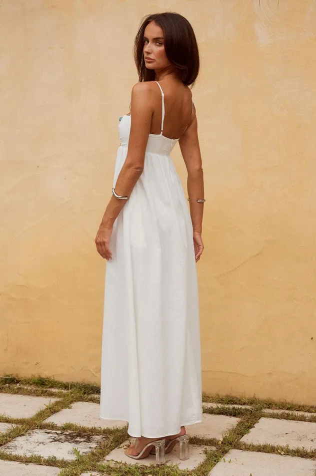 Women Maxi Dresses Runaway The Label TANALA MAXI DRESS White
