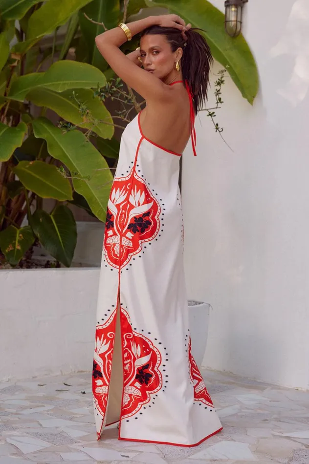 Women Maxi Dresses Runaway The Label WESTERN MAXI DRESS Sandjaffa
