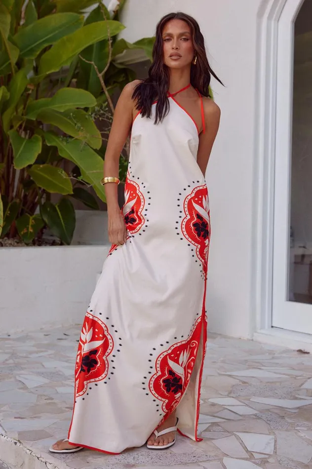 Women Maxi Dresses Runaway The Label WESTERN MAXI DRESS Sandjaffa
