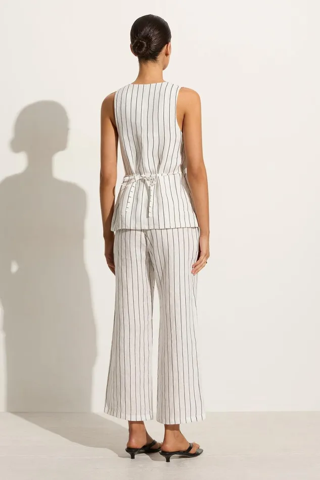 Women Maya Vest Trani Stripe Faithfull The Brand Tops Women Maya Vest Trani Stripe Faithfull The Brand Tops