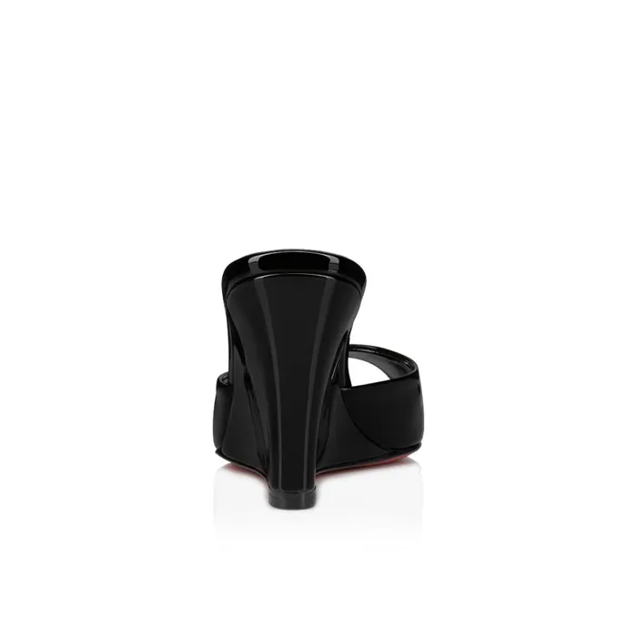 Women Me Dolly Zeppa 85 Mm Mules 8211 Patent Leather 8211 Black Black Christian Louboutin Mules