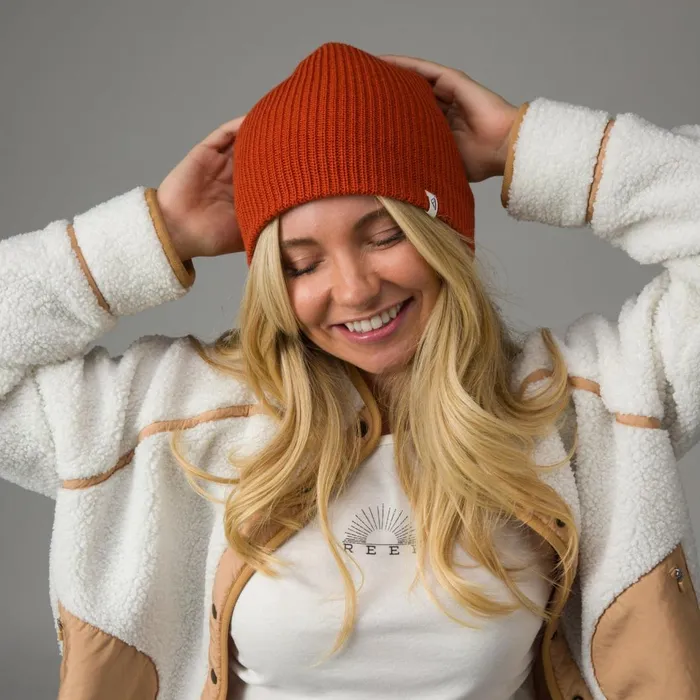 WomenMen Reef Hats and Beanies Alyx Beanie Chili WomenMen Reef Hats and Beanies Alyx Beanie Chili