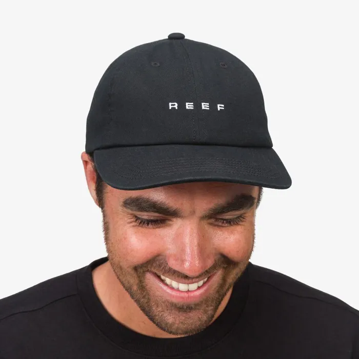 WomenMen Reef Hats and Beanies Schotts Twill Hat Caviar WomenMen Reef Hats and Beanies Schotts Twill Hat Caviar