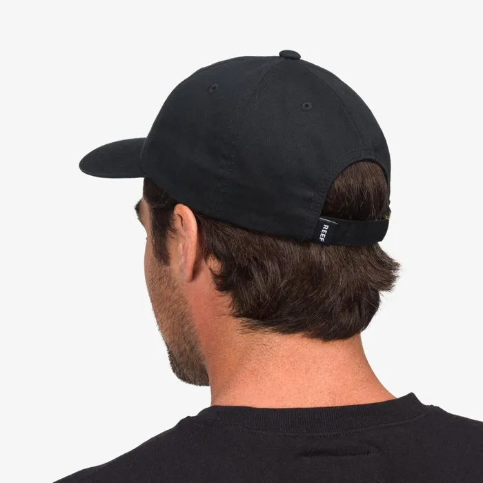 WomenMen Reef Hats and Beanies Schotts Twill Hat Caviar WomenMen Reef Hats and Beanies Schotts Twill Hat Caviar