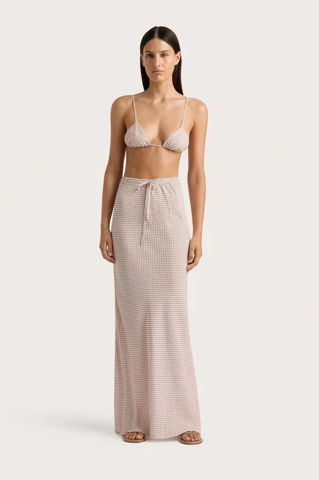 Women Menton Maxi Skirt Oliander Blush Faithfull The Brand Skirts and Shorts